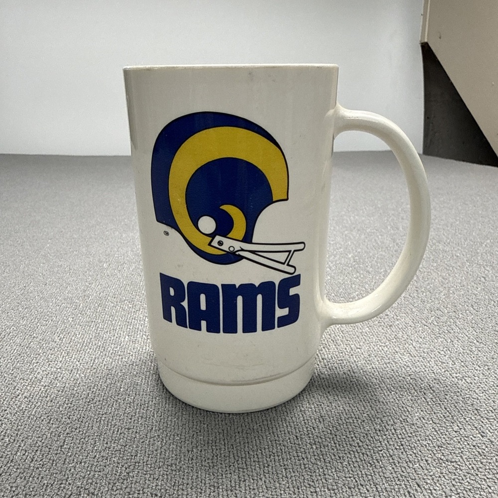 Los Angeles Rams Vintage 1981 Schedule NFL Football Plastic Mug Coffee Cup